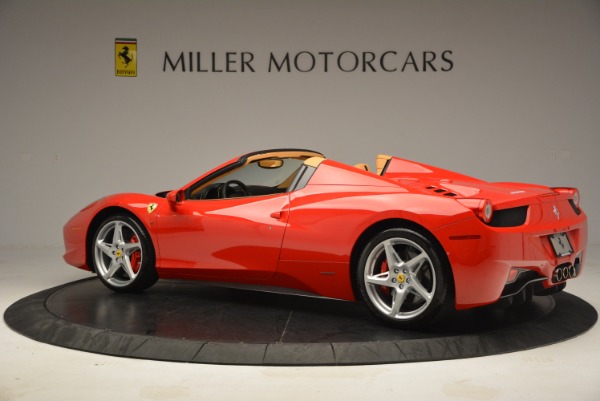 Used 2013 Ferrari 458 Spider for sale Sold at Alfa Romeo of Greenwich in Greenwich CT 06830 4