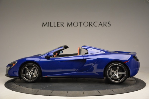 Used 2015 McLaren 650S Spider Convertible for sale Sold at Alfa Romeo of Greenwich in Greenwich CT 06830 3