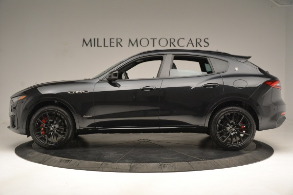 New 2019 Maserati Levante SQ4 GranSport Nerissimo for sale Sold at Alfa Romeo of Greenwich in Greenwich CT 06830 3