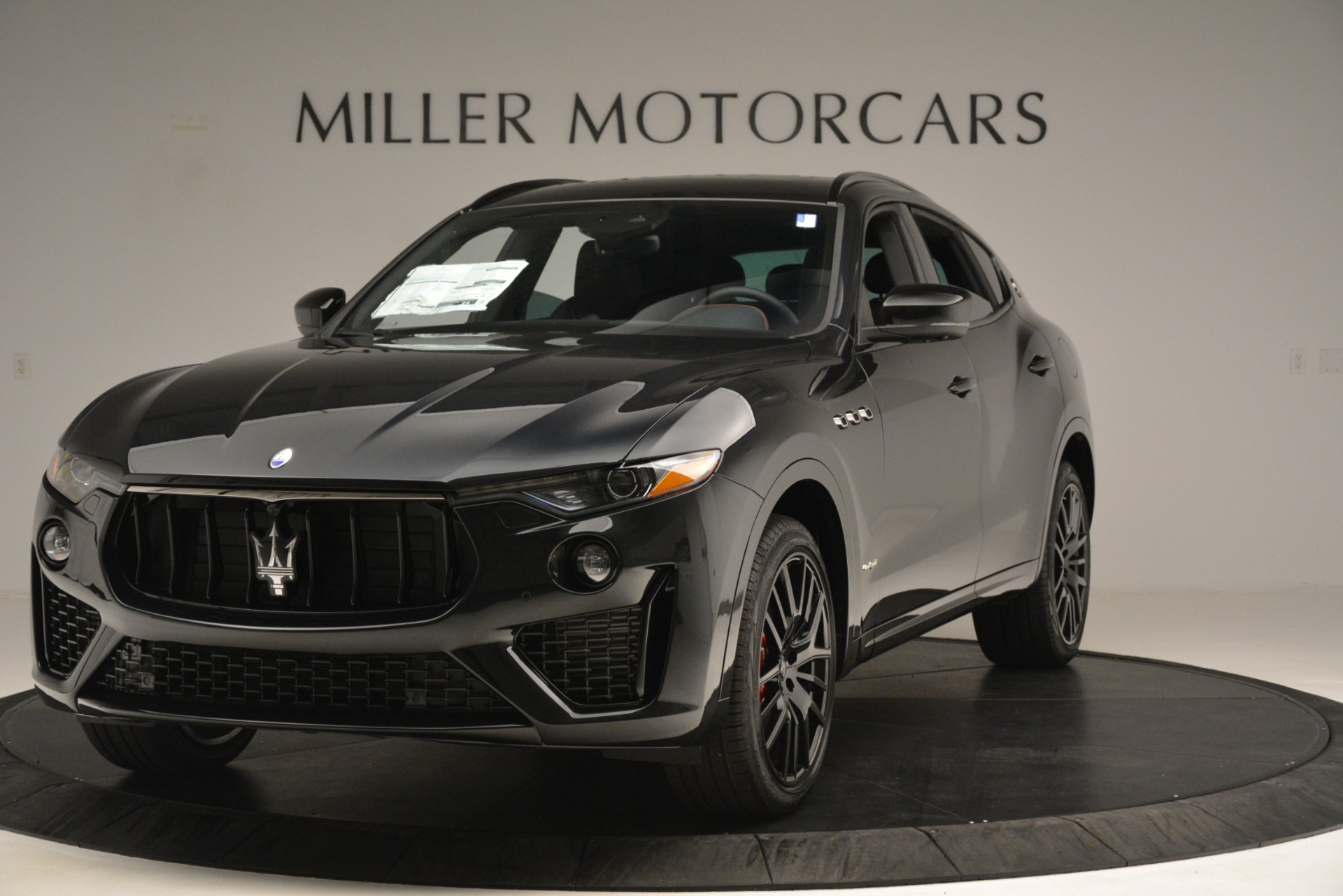 New 2019 Maserati Levante SQ4 GranSport Nerissimo for sale Sold at Alfa Romeo of Greenwich in Greenwich CT 06830 1