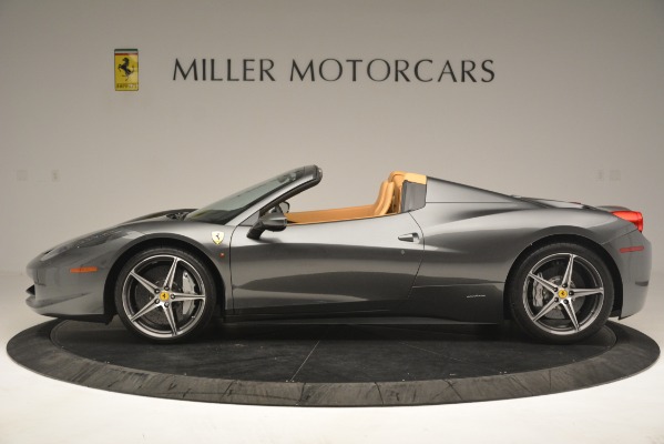 Used 2013 Ferrari 458 Spider for sale Sold at Alfa Romeo of Greenwich in Greenwich CT 06830 3