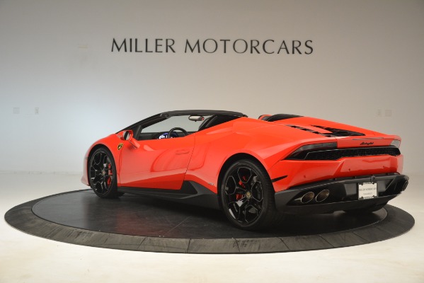 Used 2017 Lamborghini Huracan LP 610-4 Spyder for sale Sold at Alfa Romeo of Greenwich in Greenwich CT 06830 3