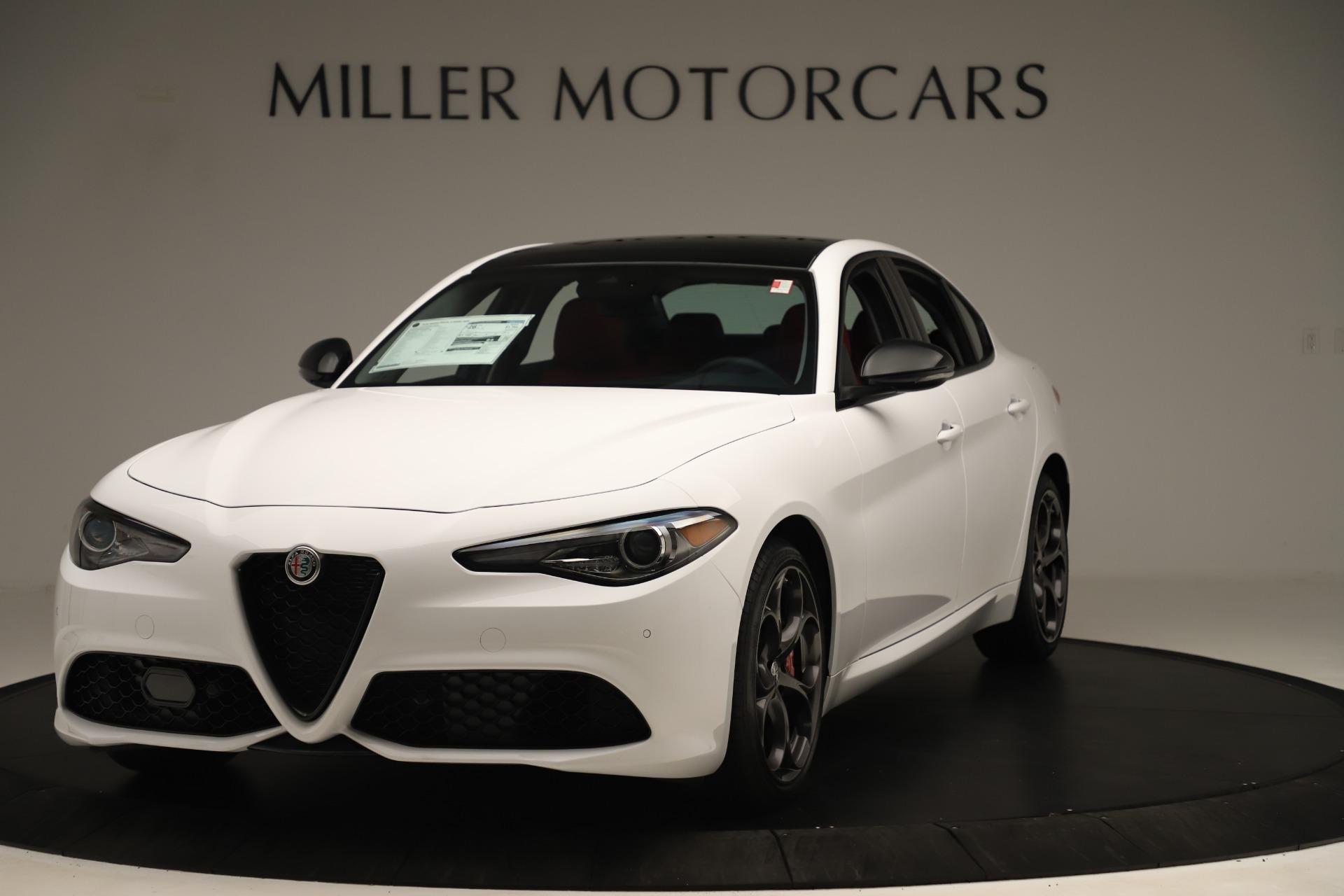 New 2019 Alfa Romeo Giulia Ti Sport Q4 for sale Sold at Alfa Romeo of Greenwich in Greenwich CT 06830 1