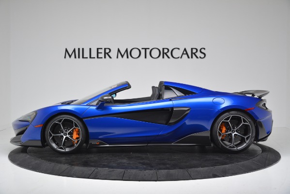 New 2020 McLaren 600LT SPIDER Convertible for sale Sold at Alfa Romeo of Greenwich in Greenwich CT 06830 3