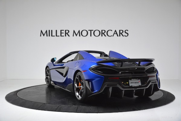 New 2020 McLaren 600LT SPIDER Convertible for sale Sold at Alfa Romeo of Greenwich in Greenwich CT 06830 5