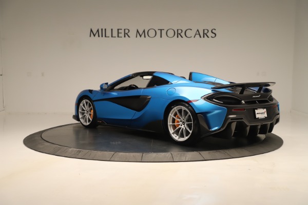 New 2020 McLaren 600LT SPIDER Convertible for sale Sold at Alfa Romeo of Greenwich in Greenwich CT 06830 3