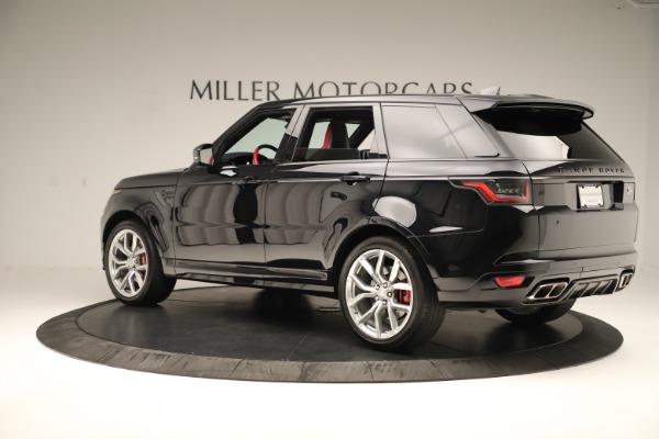 Used 2019 Land Rover Range Rover Sport SVR for sale Sold at Alfa Romeo of Greenwich in Greenwich CT 06830 4