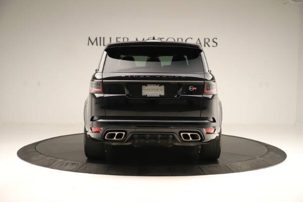 Used 2019 Land Rover Range Rover Sport SVR for sale Sold at Alfa Romeo of Greenwich in Greenwich CT 06830 6