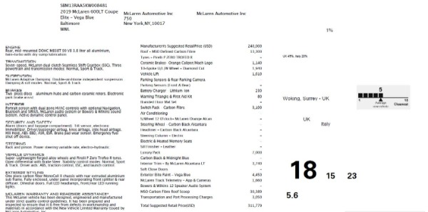 New 2019 McLaren 600LT Coupe for sale Sold at Alfa Romeo of Greenwich in Greenwich CT 06830 28