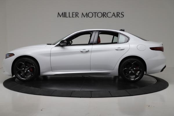 New 2019 Alfa Romeo Giulia Ti Sport Carbon Q4 for sale Sold at Alfa Romeo of Greenwich in Greenwich CT 06830 3