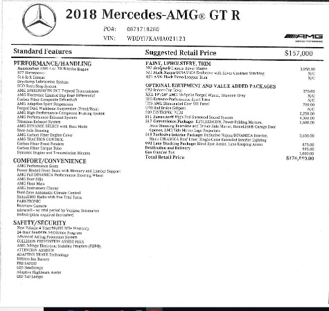 Used 2018 Mercedes-Benz AMG GT R for sale Sold at Alfa Romeo of Greenwich in Greenwich CT 06830 27