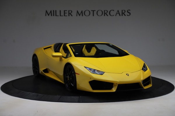 Used 2018 Lamborghini Huracan LP 580-2 Spyder for sale Sold at Alfa Romeo of Greenwich in Greenwich CT 06830 11