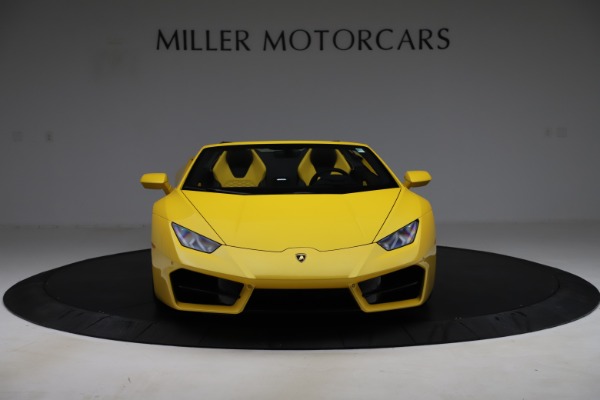 Used 2018 Lamborghini Huracan LP 580-2 Spyder for sale Sold at Alfa Romeo of Greenwich in Greenwich CT 06830 12