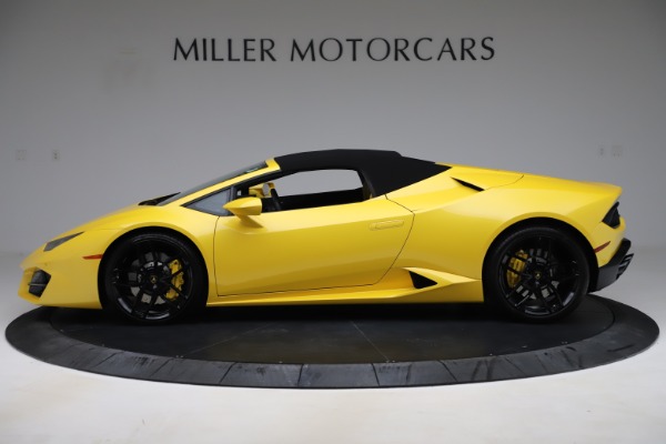 Used 2018 Lamborghini Huracan LP 580-2 Spyder for sale Sold at Alfa Romeo of Greenwich in Greenwich CT 06830 13