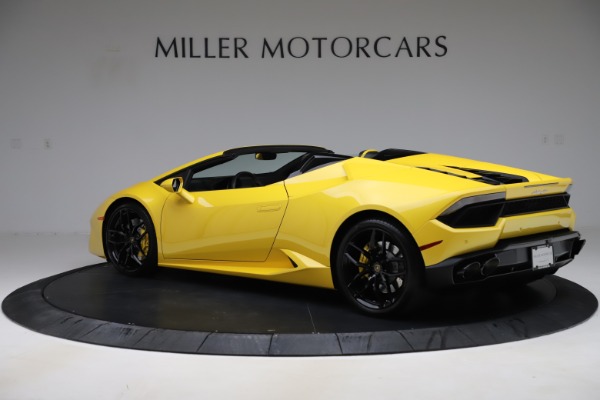 Used 2018 Lamborghini Huracan LP 580-2 Spyder for sale Sold at Alfa Romeo of Greenwich in Greenwich CT 06830 4