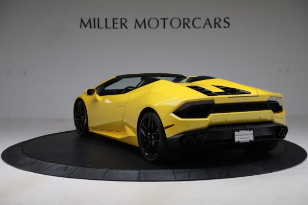 Used 2018 Lamborghini Huracan LP 580-2 Spyder for sale Sold at Alfa Romeo of Greenwich in Greenwich CT 06830 5