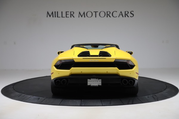 Used 2018 Lamborghini Huracan LP 580-2 Spyder for sale Sold at Alfa Romeo of Greenwich in Greenwich CT 06830 6