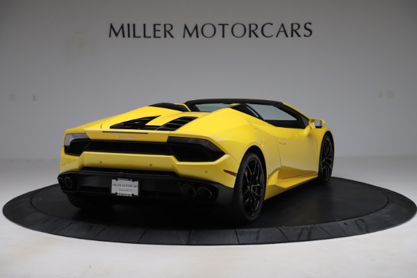 Used 2018 Lamborghini Huracan LP 580-2 Spyder for sale Sold at Alfa Romeo of Greenwich in Greenwich CT 06830 7