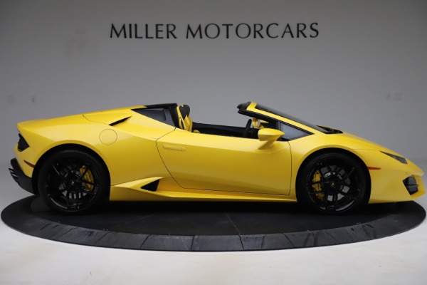 Used 2018 Lamborghini Huracan LP 580-2 Spyder for sale Sold at Alfa Romeo of Greenwich in Greenwich CT 06830 9