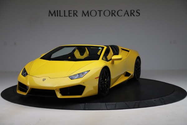Used 2018 Lamborghini Huracan LP 580-2 Spyder for sale Sold at Alfa Romeo of Greenwich in Greenwich CT 06830 1