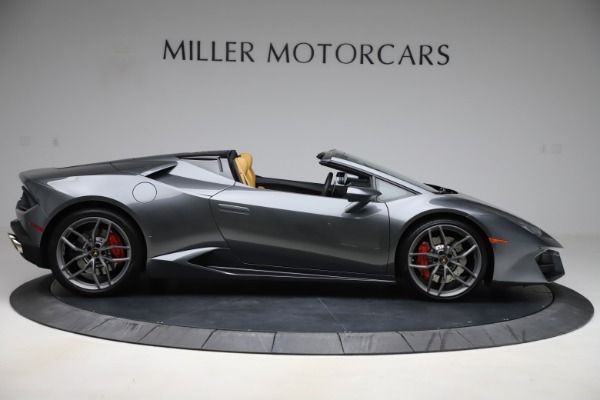 Used 2018 Lamborghini Huracan LP 580-2 Spyder for sale Sold at Alfa Romeo of Greenwich in Greenwich CT 06830 10