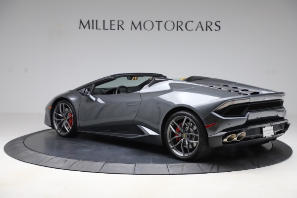 Used 2018 Lamborghini Huracan LP 580-2 Spyder for sale Sold at Alfa Romeo of Greenwich in Greenwich CT 06830 4