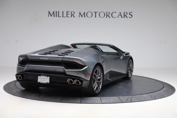 Used 2018 Lamborghini Huracan LP 580-2 Spyder for sale Sold at Alfa Romeo of Greenwich in Greenwich CT 06830 8