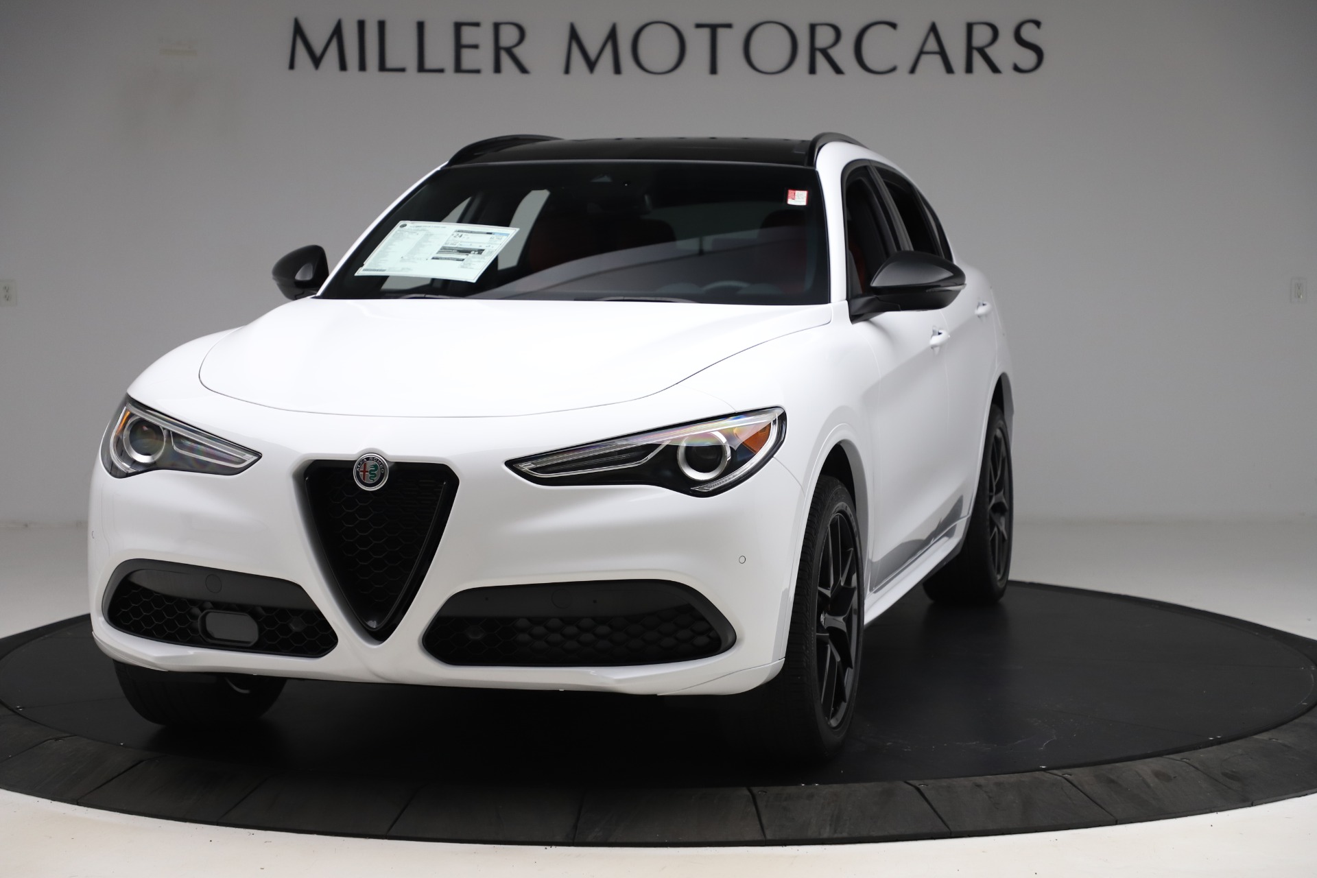 New 2020 Alfa Romeo Stelvio Ti Sport Q4 for sale Sold at Alfa Romeo of Greenwich in Greenwich CT 06830 1