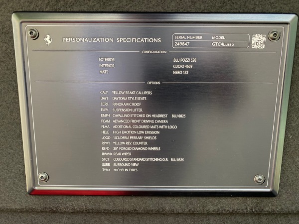 Used 2020 Ferrari GTC4Lusso for sale $339,900 at Alfa Romeo of Greenwich in Greenwich CT 06830 24