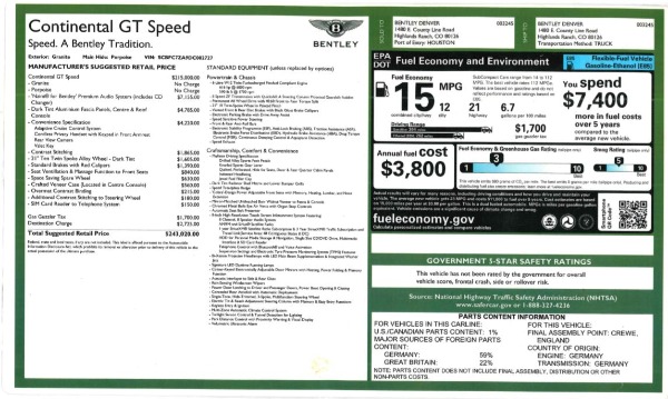 Used 2013 Bentley Continental GT Speed for sale Sold at Alfa Romeo of Greenwich in Greenwich CT 06830 27