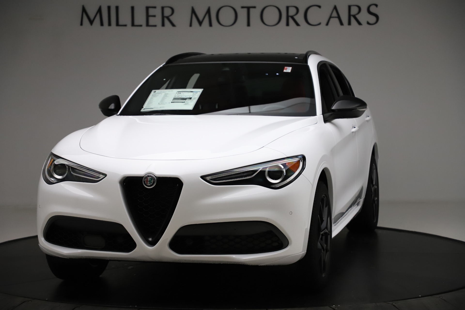 New 2020 Alfa Romeo Stelvio Ti Sport Q4 for sale Sold at Alfa Romeo of Greenwich in Greenwich CT 06830 1