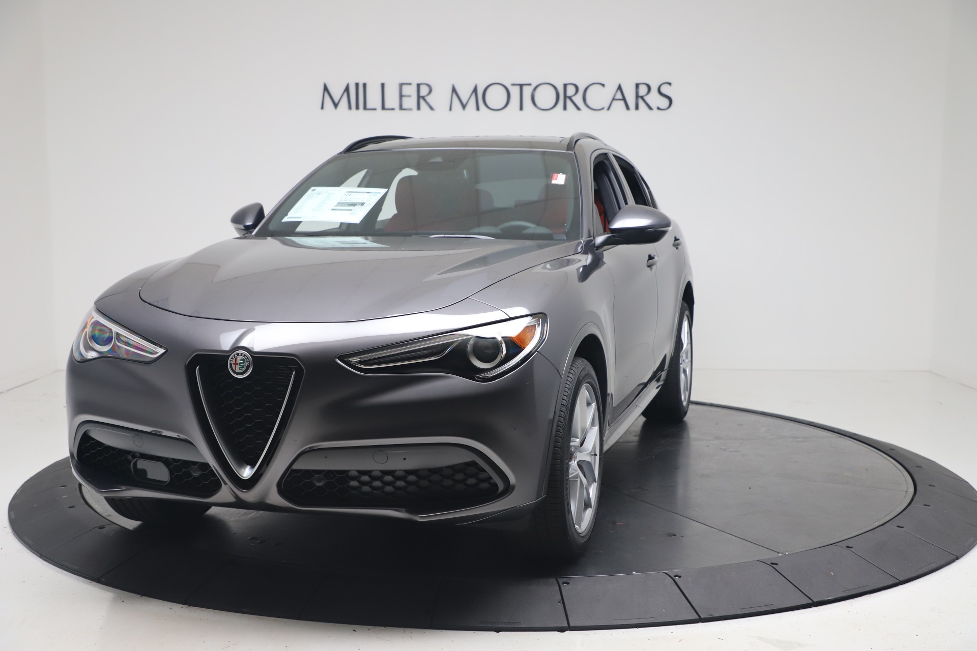 New 2020 Alfa Romeo Stelvio Ti Sport Q4 for sale $53,545 at Alfa Romeo of Greenwich in Greenwich CT 06830 1