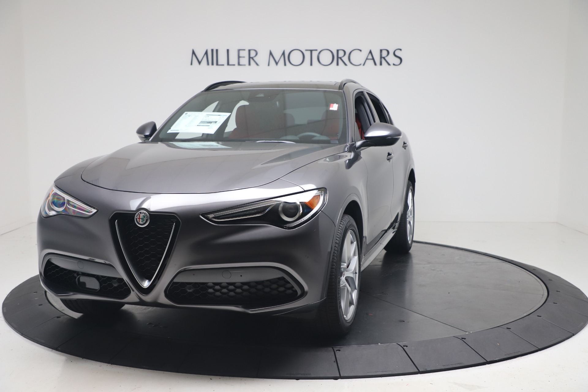 New 2020 Alfa Romeo Stelvio Ti Sport Q4 for sale $56,145 at Alfa Romeo of Greenwich in Greenwich CT 06830 1