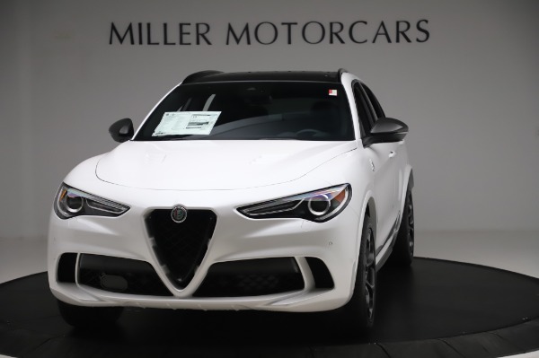 New 2020 Alfa Romeo Stelvio Quadrifoglio for sale $89,145 at Alfa Romeo of Greenwich in Greenwich CT 06830 1