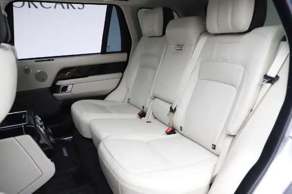 Used 2019 Land Rover Range Rover Supercharged LWB for sale Sold at Alfa Romeo of Greenwich in Greenwich CT 06830 19