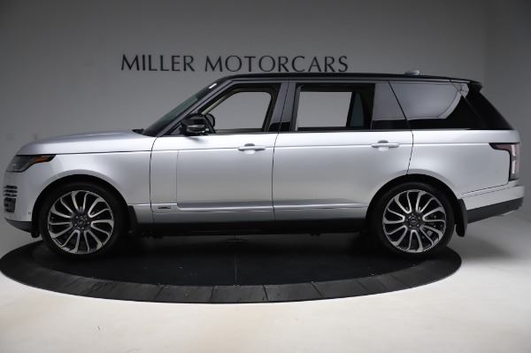 Used 2019 Land Rover Range Rover Supercharged LWB for sale Sold at Alfa Romeo of Greenwich in Greenwich CT 06830 3