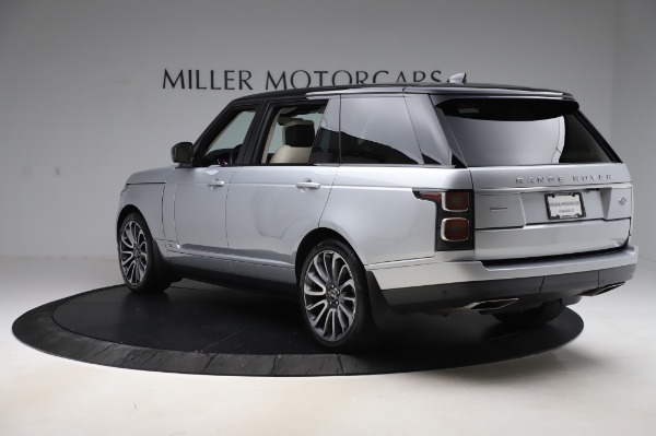 Used 2019 Land Rover Range Rover Supercharged LWB for sale Sold at Alfa Romeo of Greenwich in Greenwich CT 06830 5