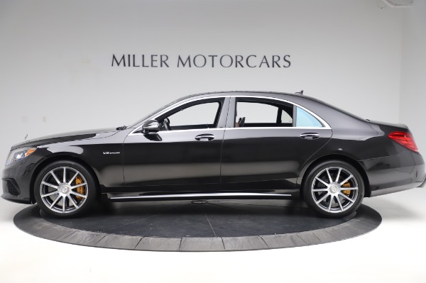 Used 2015 Mercedes-Benz S-Class S 63 AMG for sale Sold at Alfa Romeo of Greenwich in Greenwich CT 06830 3