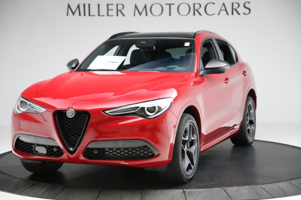 New 2020 Alfa Romeo Stelvio Ti Sport Carbon Q4 for sale Sold at Alfa Romeo of Greenwich in Greenwich CT 06830 1