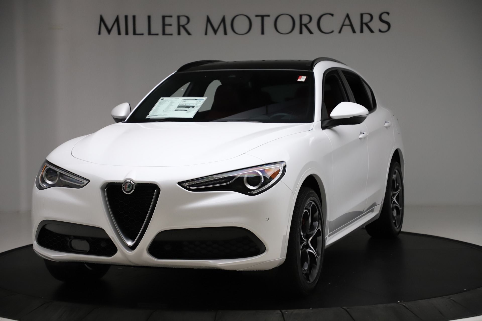 New 2020 Alfa Romeo Stelvio Ti Sport Q4 for sale Sold at Alfa Romeo of Greenwich in Greenwich CT 06830 1