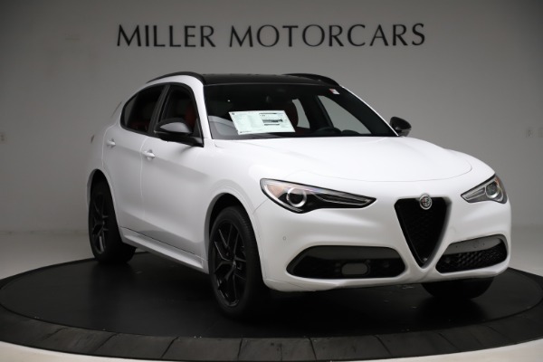 New 2020 Alfa Romeo Stelvio Ti Sport Q4 for sale Sold at Alfa Romeo of Greenwich in Greenwich CT 06830 11