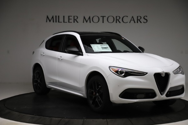 New 2021 Alfa Romeo Stelvio Ti Sport Q4 for sale Sold at Alfa Romeo of Greenwich in Greenwich CT 06830 11