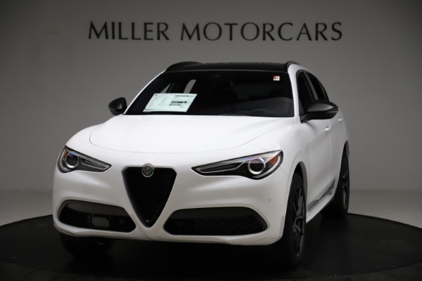 New 2021 Alfa Romeo Stelvio Ti Sport Q4 for sale Sold at Alfa Romeo of Greenwich in Greenwich CT 06830 1