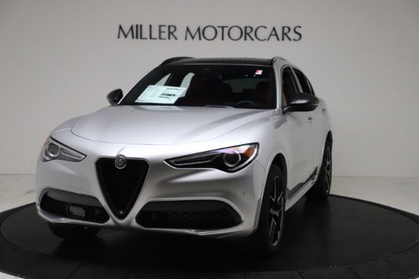 New 2021 Alfa Romeo Stelvio Ti Sport Q4 for sale Sold at Alfa Romeo of Greenwich in Greenwich CT 06830 1