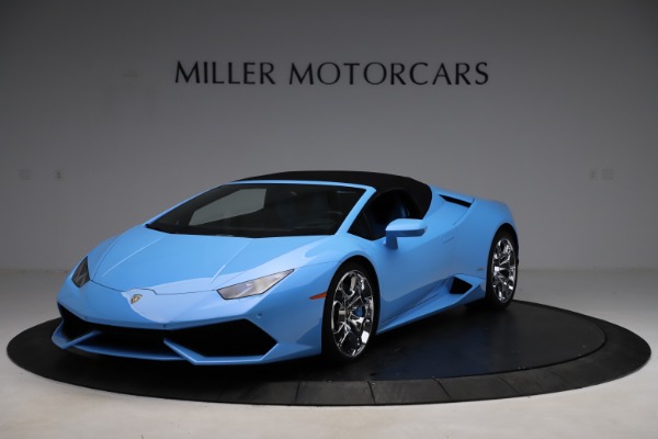 Used 2016 Lamborghini Huracan LP 610-4 Spyder for sale Sold at Alfa Romeo of Greenwich in Greenwich CT 06830 13