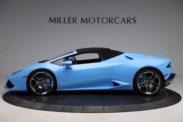 Used 2016 Lamborghini Huracan LP 610-4 Spyder for sale Sold at Alfa Romeo of Greenwich in Greenwich CT 06830 14