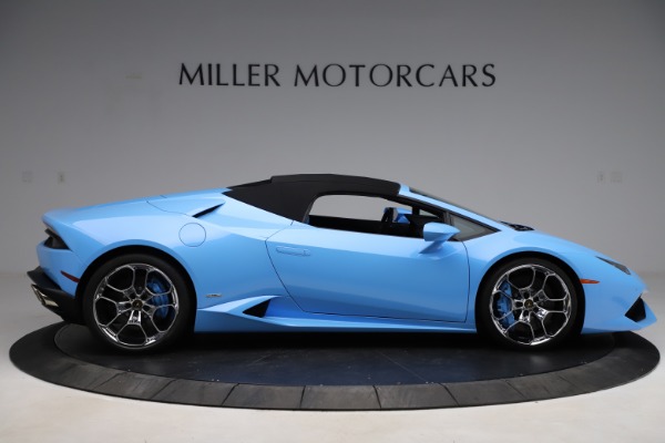 Used 2016 Lamborghini Huracan LP 610-4 Spyder for sale Sold at Alfa Romeo of Greenwich in Greenwich CT 06830 16