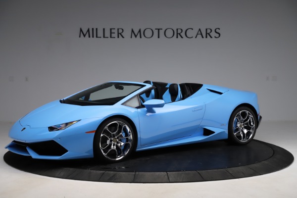 Used 2016 Lamborghini Huracan LP 610-4 Spyder for sale Sold at Alfa Romeo of Greenwich in Greenwich CT 06830 2