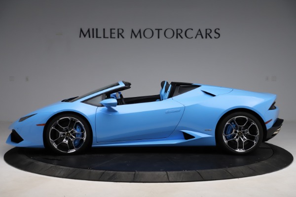 Used 2016 Lamborghini Huracan LP 610-4 Spyder for sale Sold at Alfa Romeo of Greenwich in Greenwich CT 06830 3