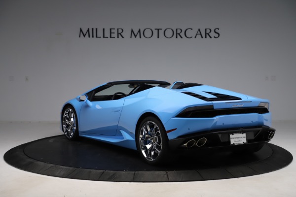 Used 2016 Lamborghini Huracan LP 610-4 Spyder for sale Sold at Alfa Romeo of Greenwich in Greenwich CT 06830 5
